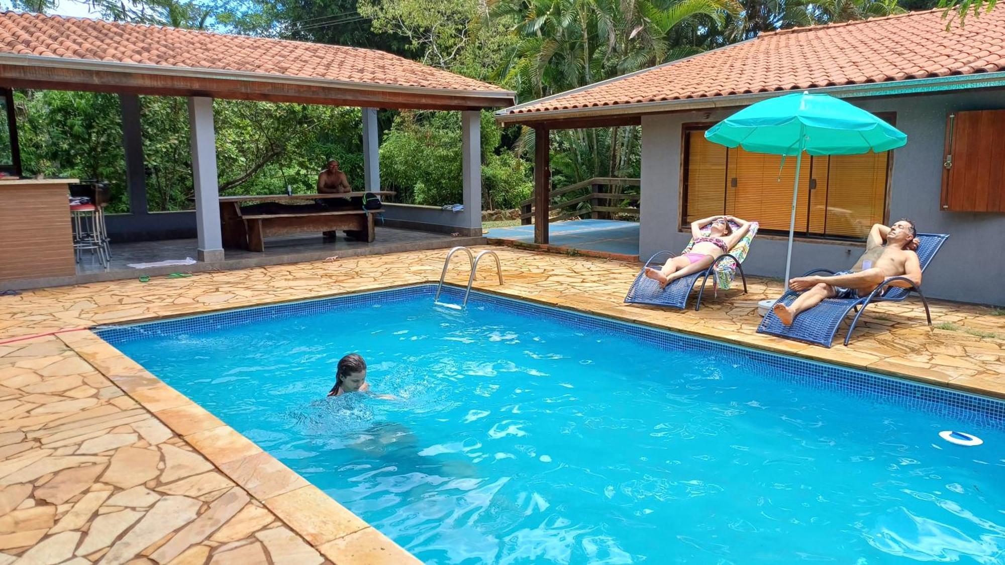 Chalé Espelho Dagua Brotas San Paolo Esterno foto