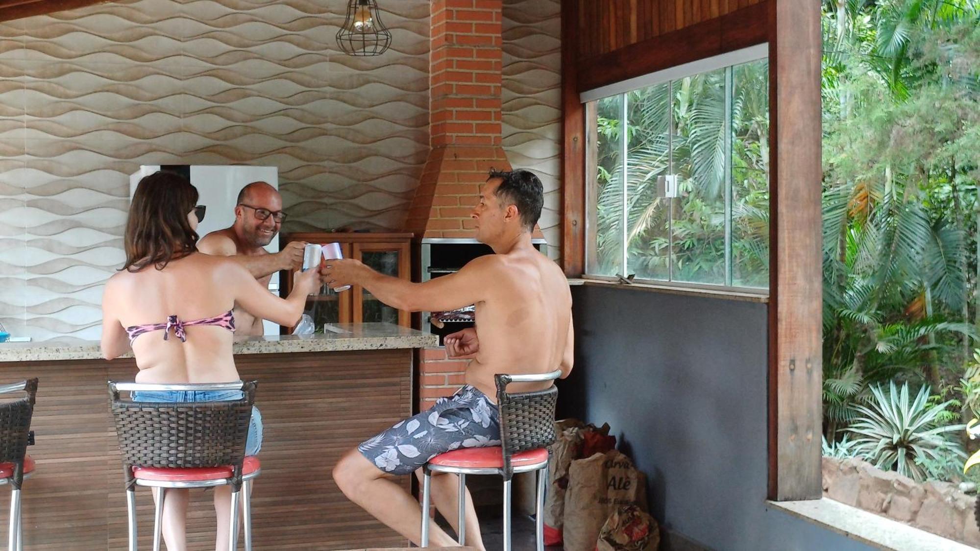 Chalé Espelho Dagua Brotas San Paolo Esterno foto